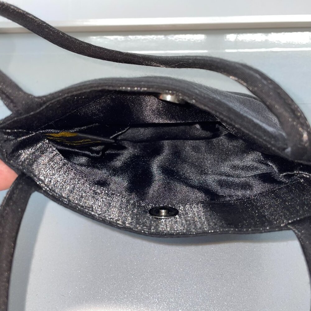 Black Beaded Evening Bag - Picture 6 of 7